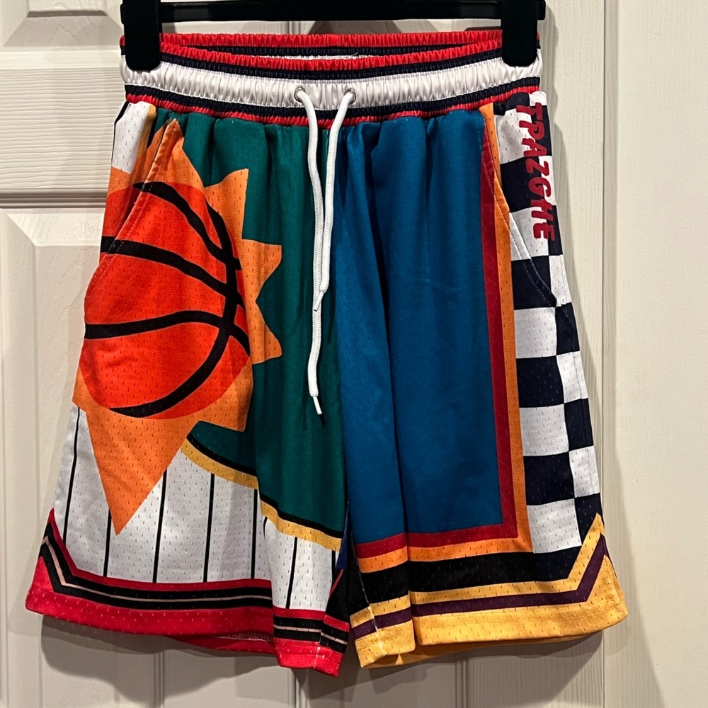 Tpazghe brand Colorful Basketball Graphic Men's Shorts